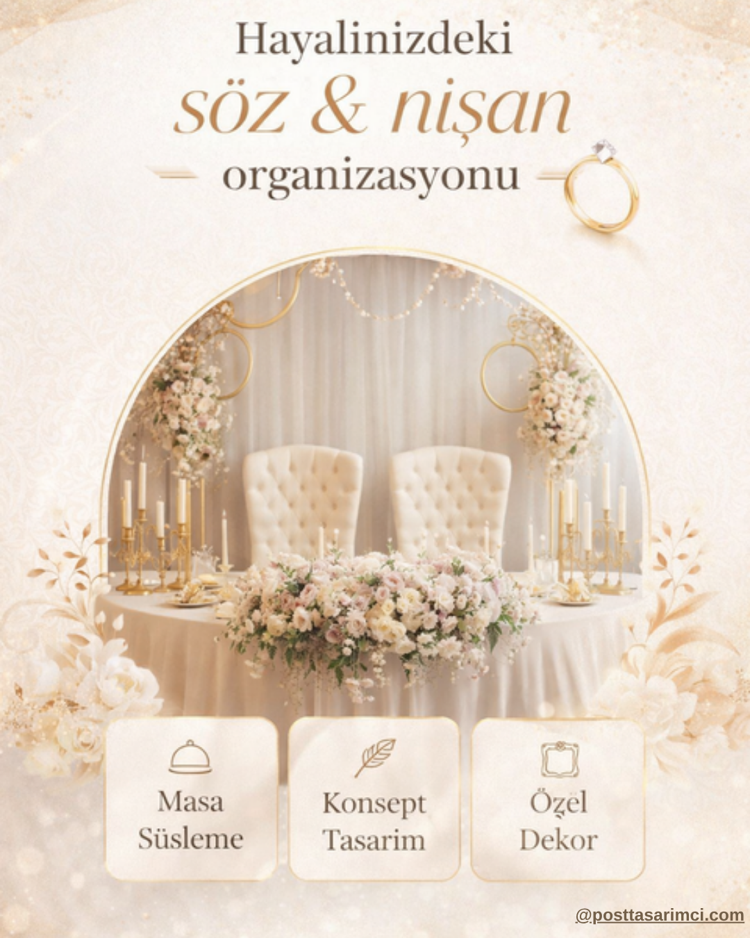 Söz ve nişan tasarımı
